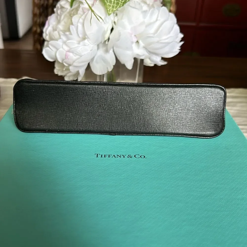 Tiffany & Co Pencil case black and blue NWOT